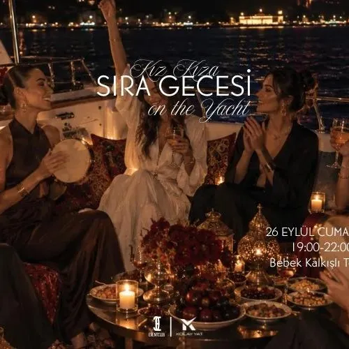 Kız Kıza Teknede Sıra Gecesi