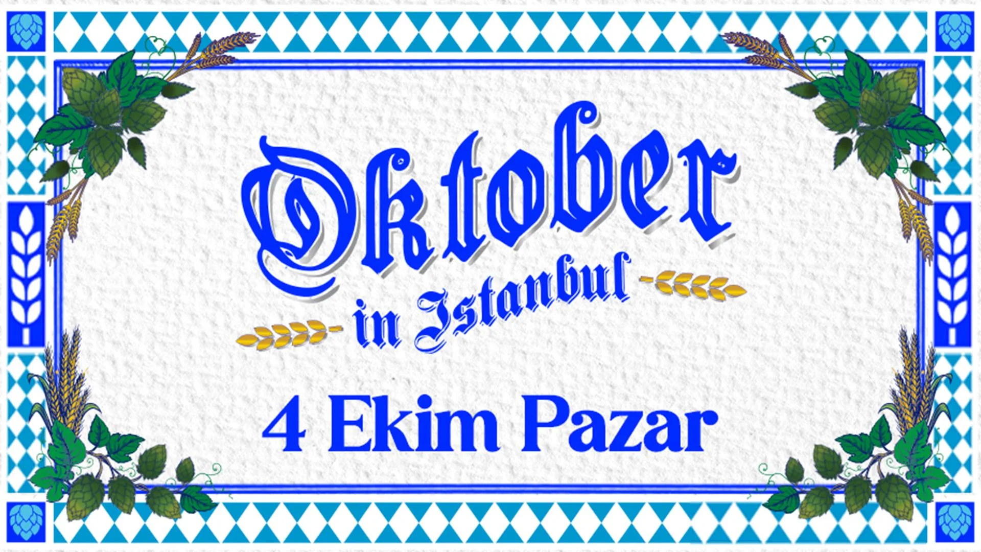 Oktober in Istanbul - Pazar