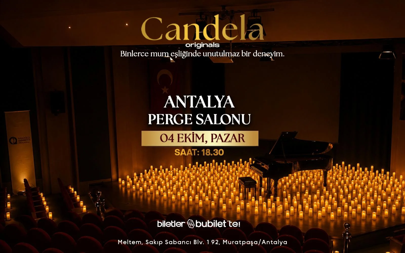 Candela Concert : Antalya AKM Perge Salonu