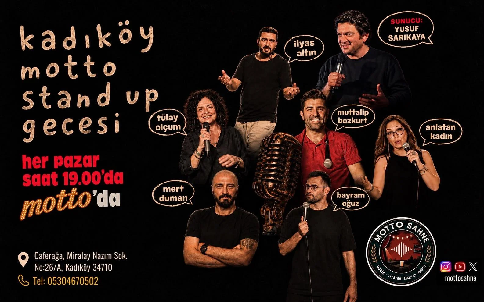 Kadıköy Motto Stand-Up Her Pazar